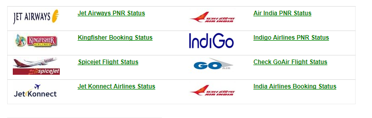 domestic Flight PNR status